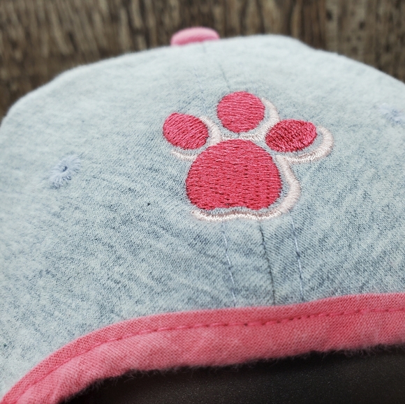 🐶 Paw Patrol Hat Cap Girls Pink Gray Graphic Nickelodeon Strapback OSFM🐶 - Picture 5 of 9